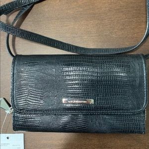 Liz Claiborne snake wallet purse clutch with strap